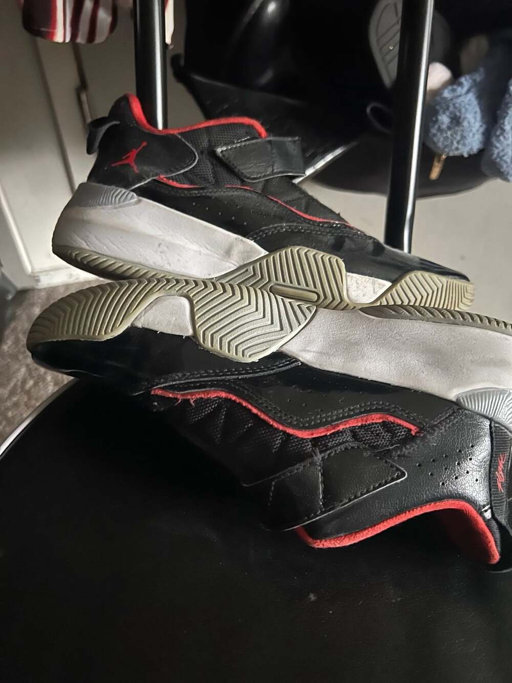 Jordan Stay Loyal Size 3Y Black Chile Red White DC7229-001